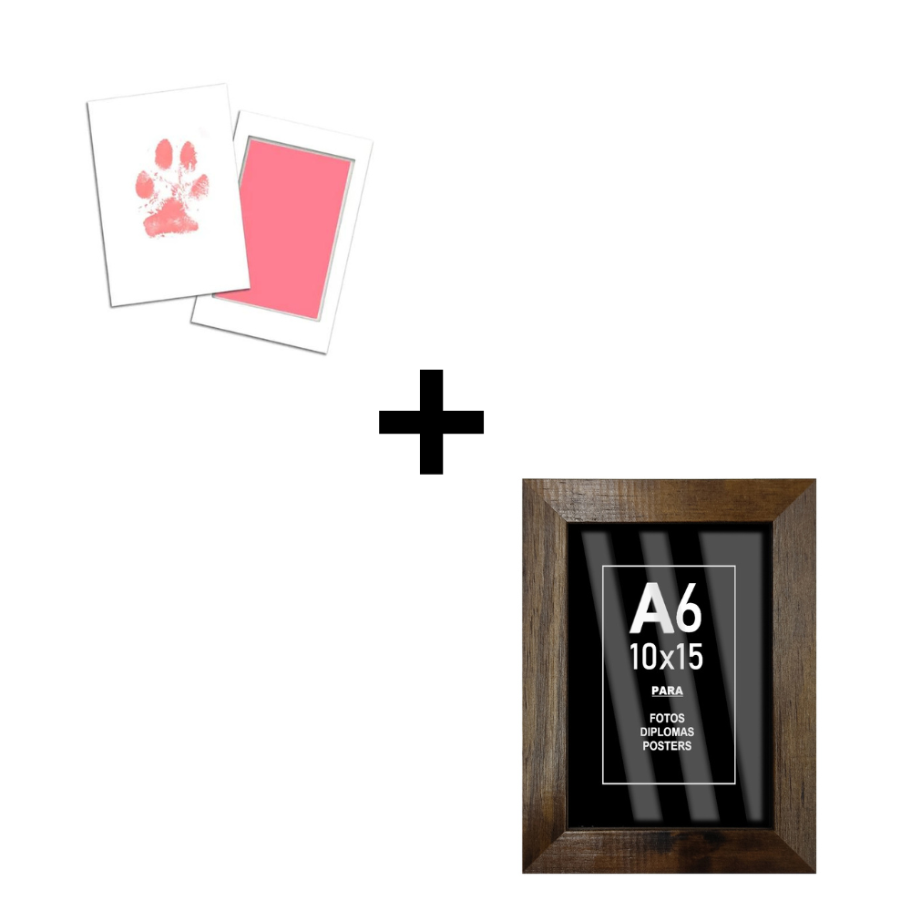 Kit de Impresión de Huellas para Mascotas
