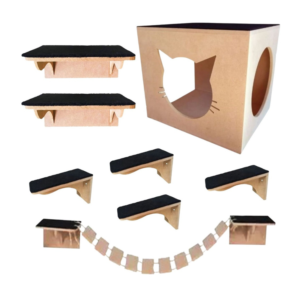 Parque para gatos de 8 piezas