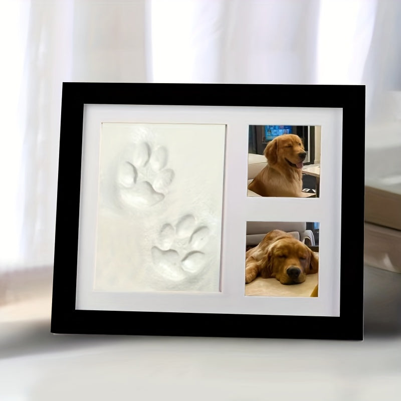 MemoryPrint™ – Personalized Paw or Baby Print Frame with Photo Display