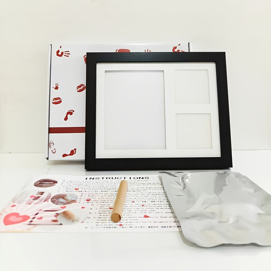 MemoryPrint™ – Personalized Paw or Baby Print Frame with Photo Display
