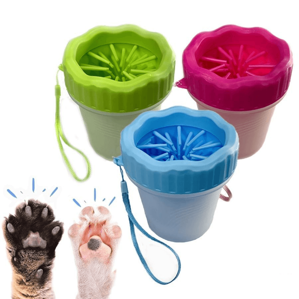 Vaso Limpiador de Patas para Gatos y Perros