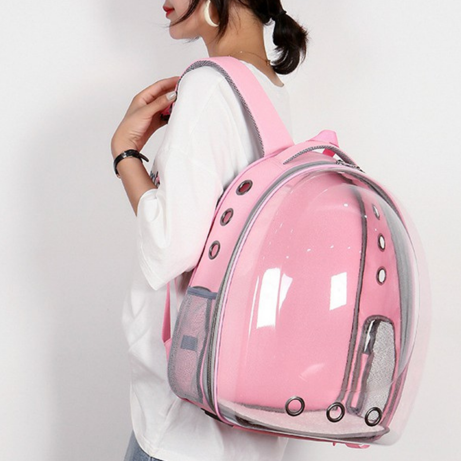 Mochila de Transporte con Visor Astronauta para Mascotas