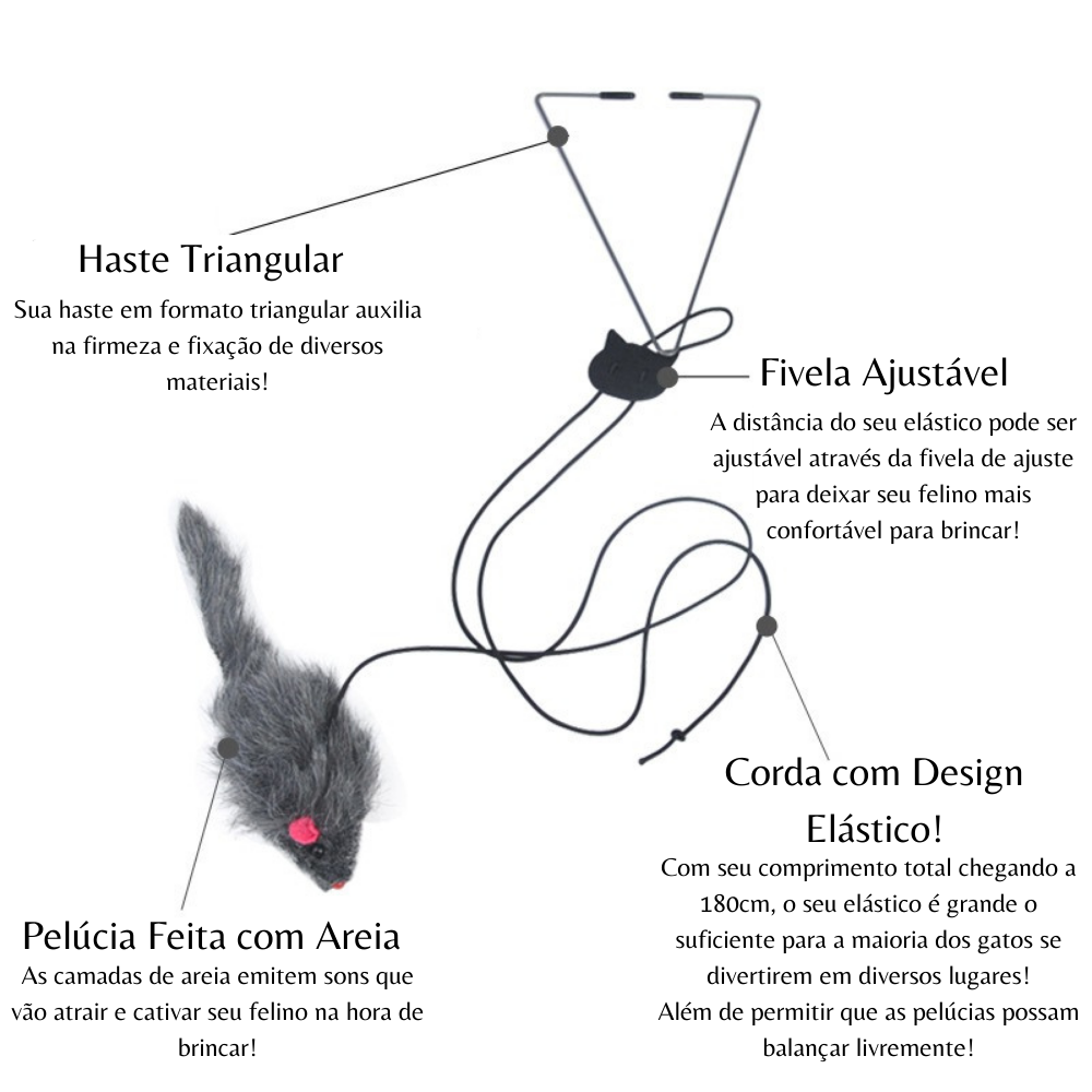 Brinquedo de Porta Interativo voor Gatos