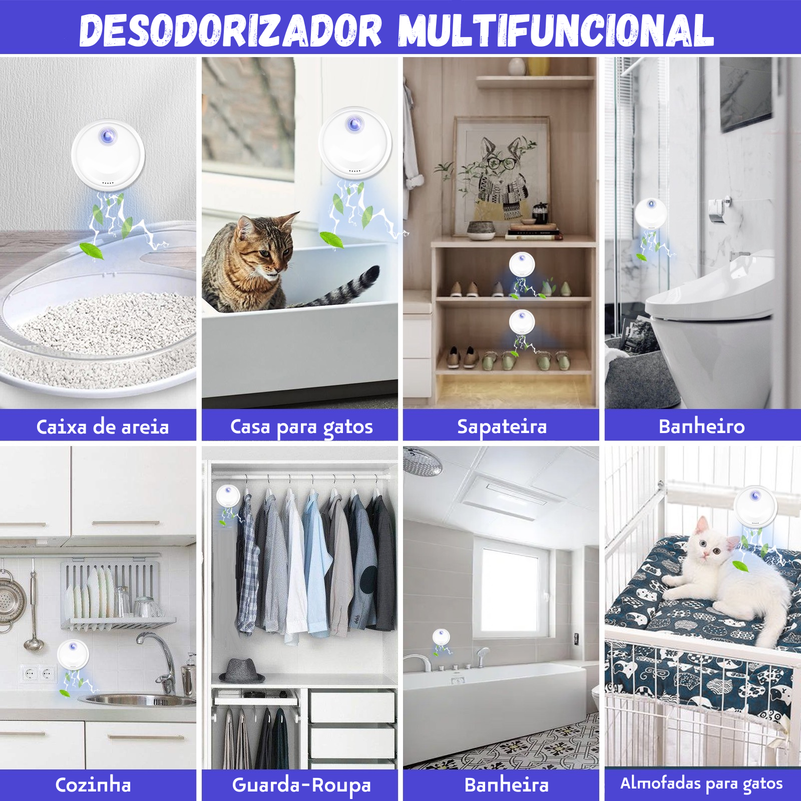 Intelligenter Katzen-Geruchserreger