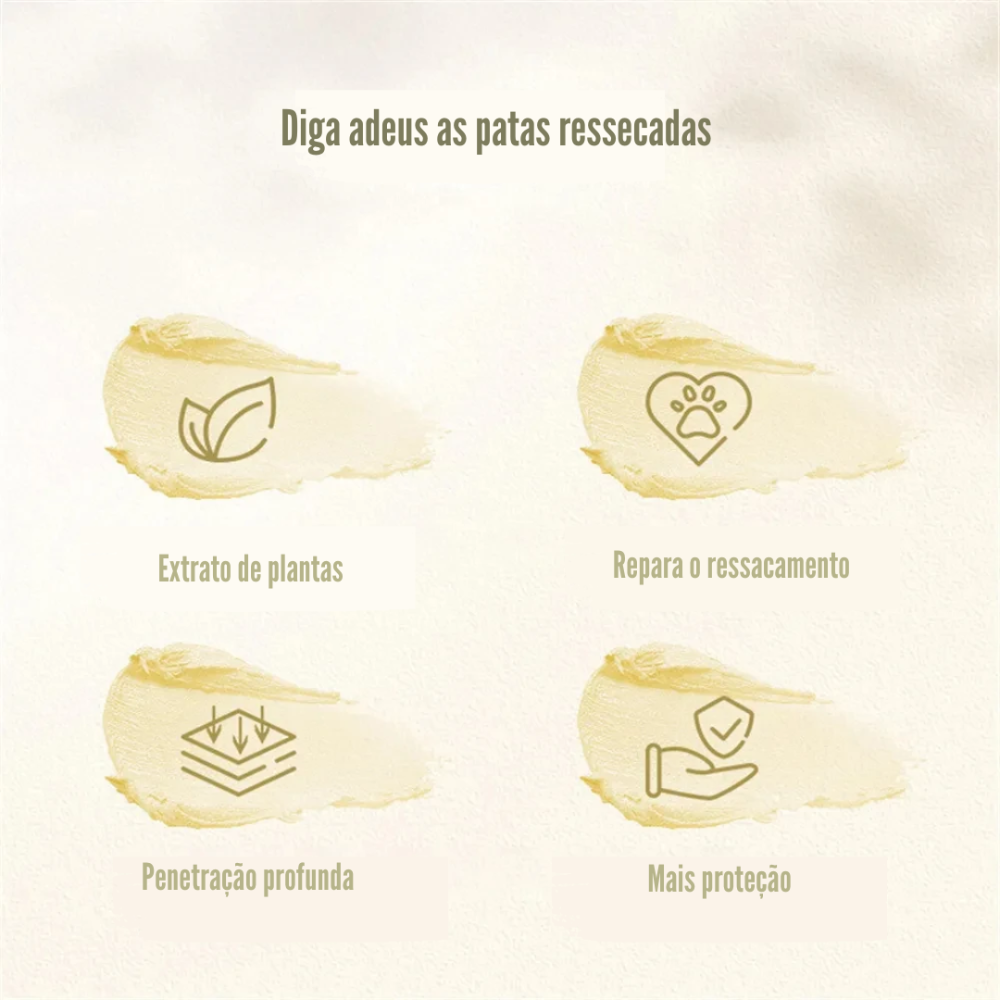 Pfoten-Feuchtigkeitscreme für Haustiere