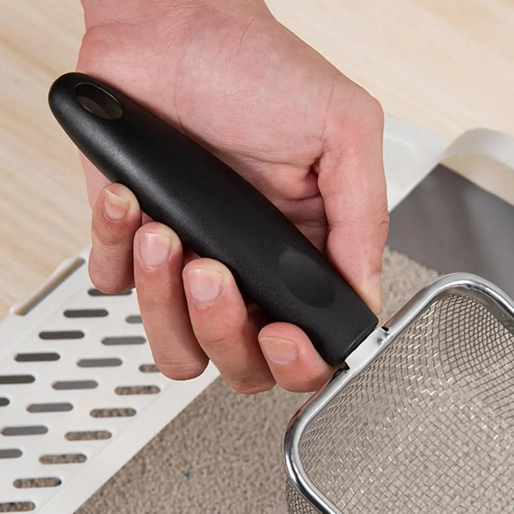 Robuste Katzenstreuschaufel aus Metall