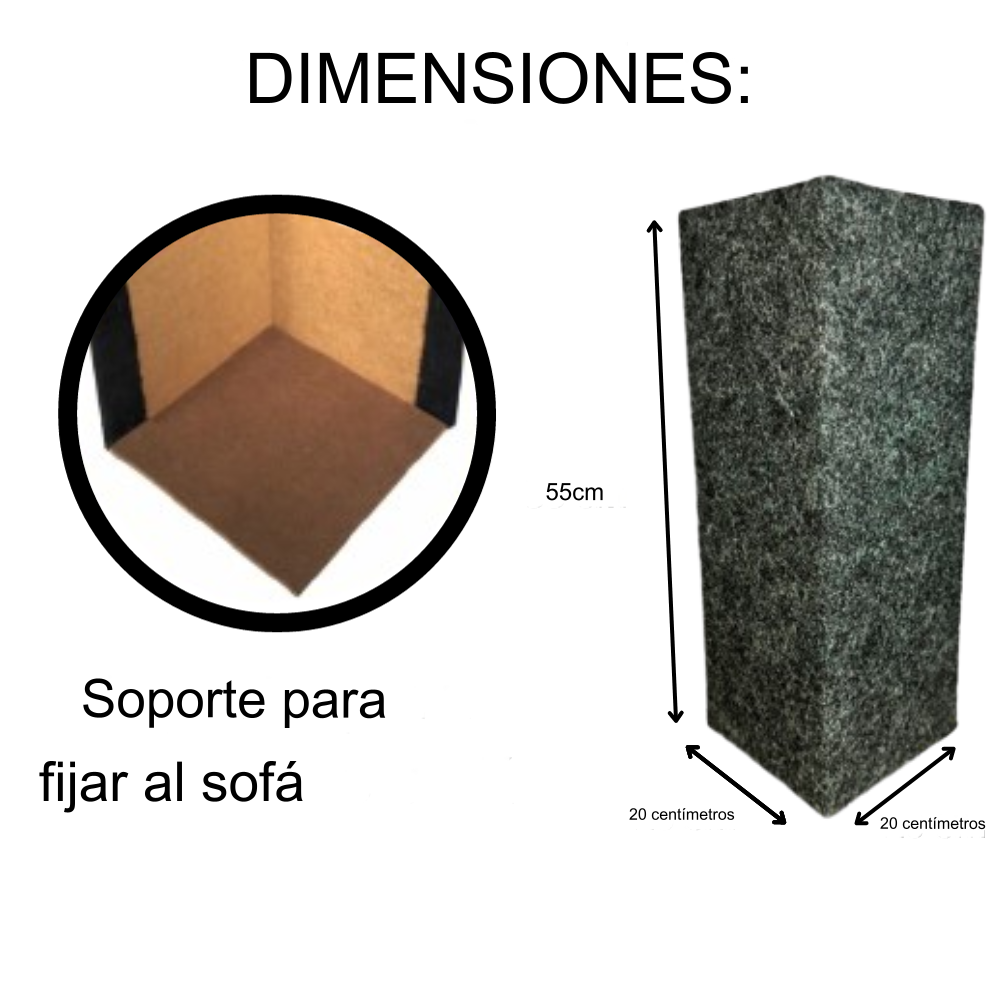 Kit Rascadores Esquina de Sofá de Alfombra