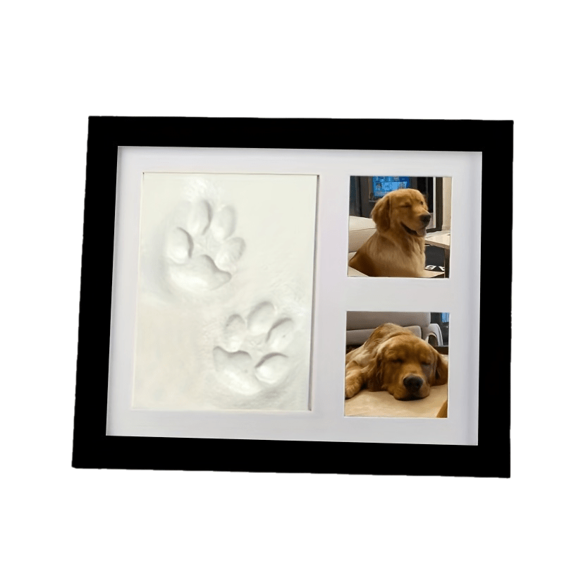 MemoryPrint™ – Personalized Paw or Baby Print Frame with Photo Display