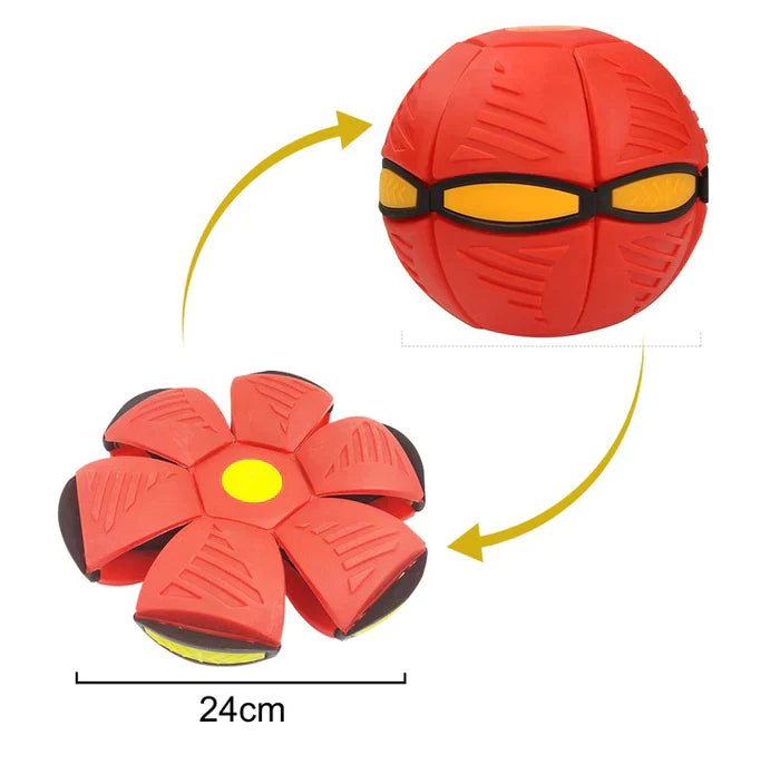 Fliegendes Hundespielzeug mit 2-in-1-Funktion