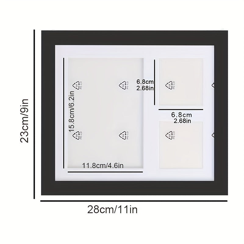 MemoryPrint™ – Personalized Paw or Baby Print Frame with Photo Display