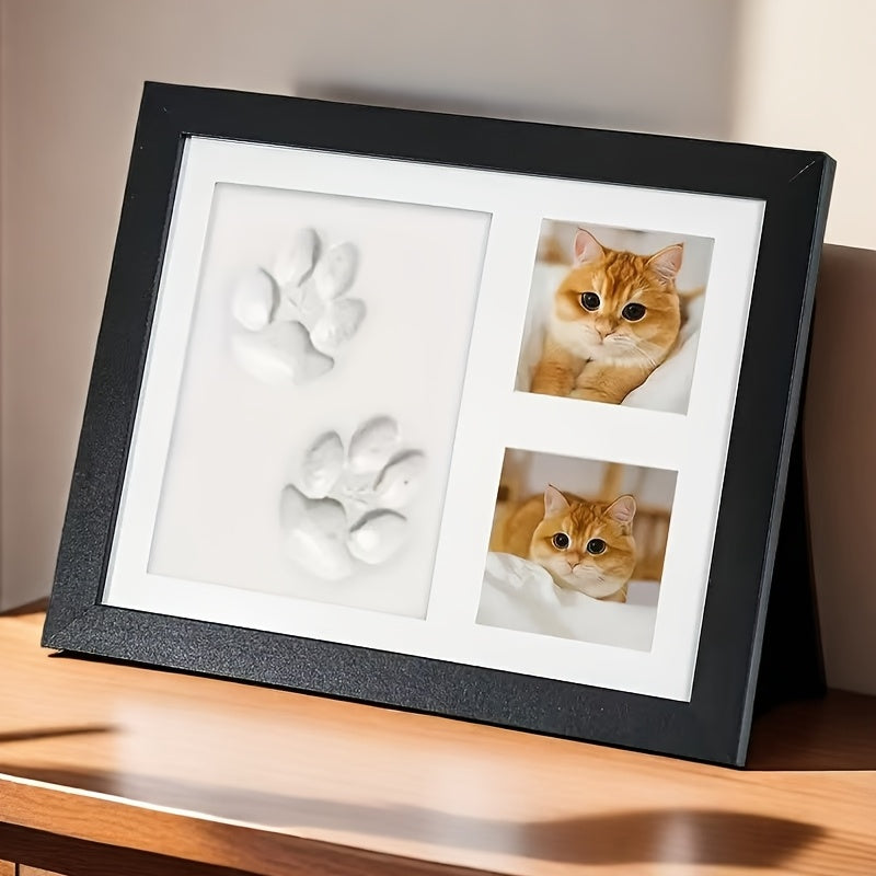 MemoryPrint™ – Personalized Paw or Baby Print Frame with Photo Display