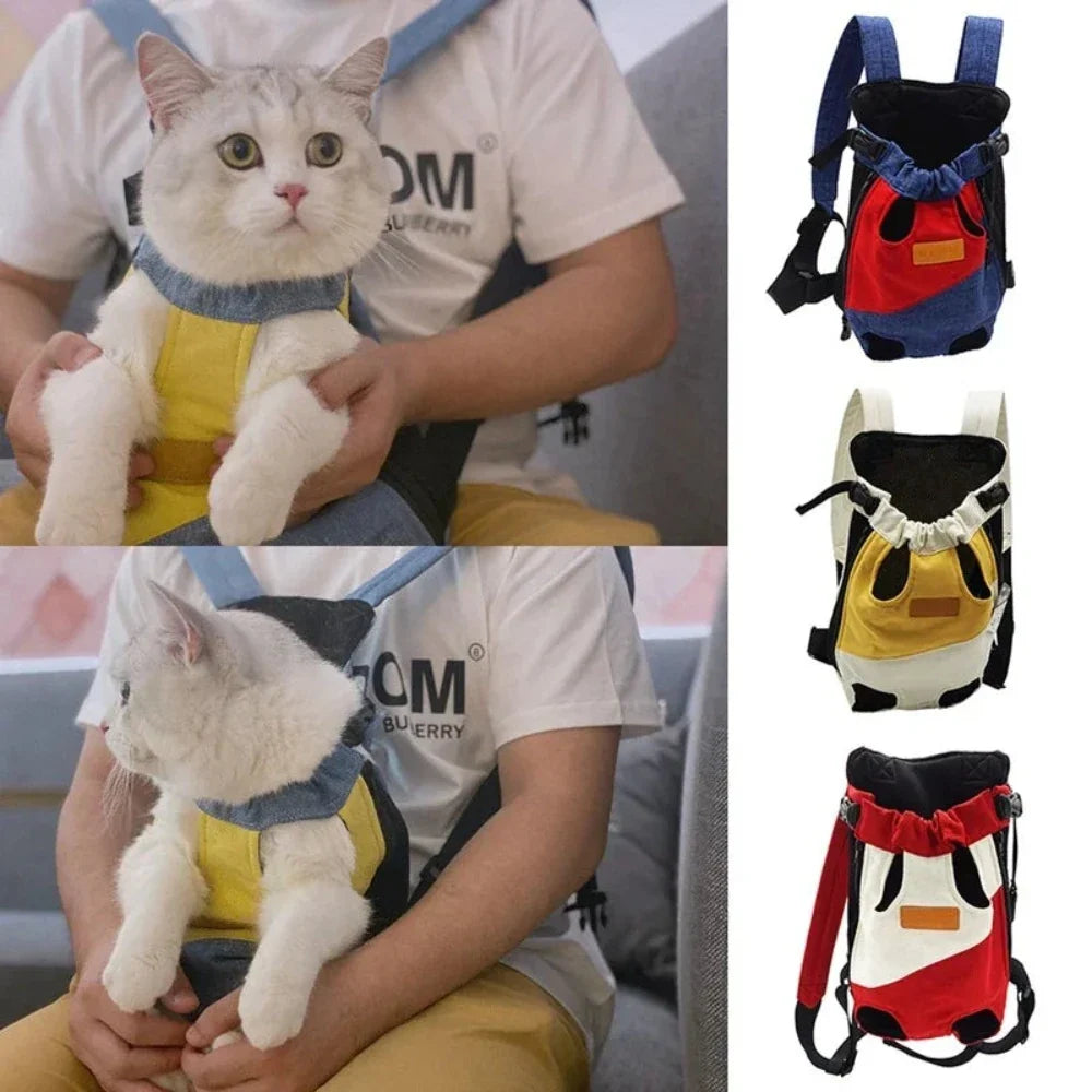 Mochila Canguro de Transporte para Mascotas