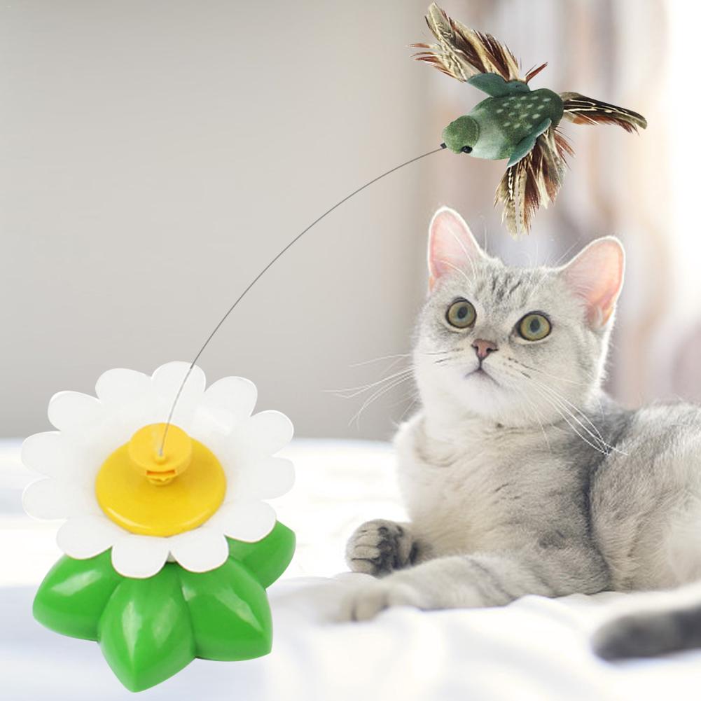 Rotating Electric Butterfly Toy for Cats