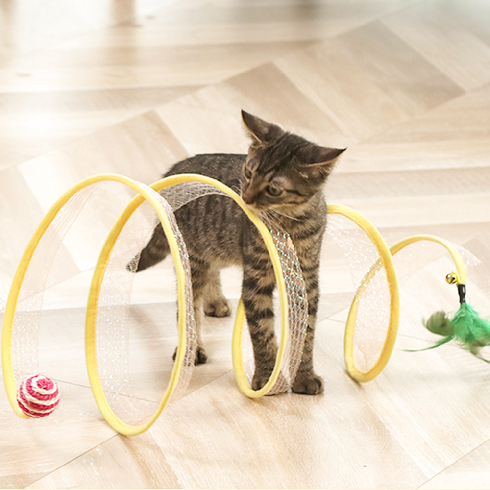 Tunicat - Spiral Worm Toy for Cats