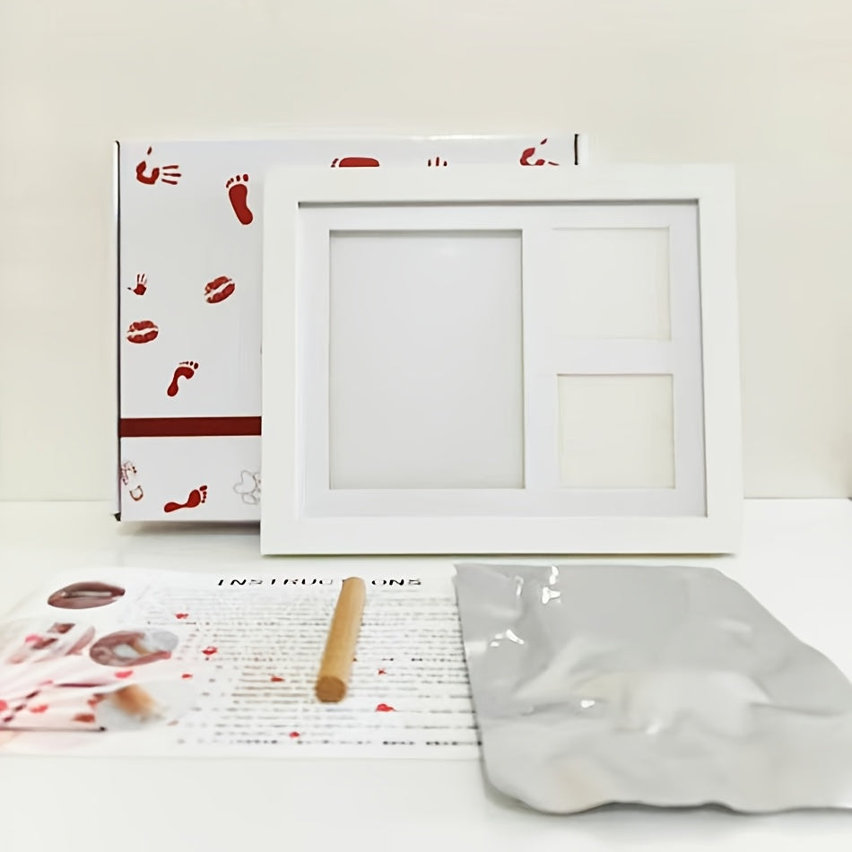 MemoryPrint™ – Personalized Paw or Baby Print Frame with Photo Display