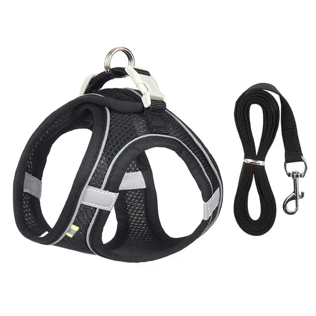 Adjustable Harness with Guide for Pets