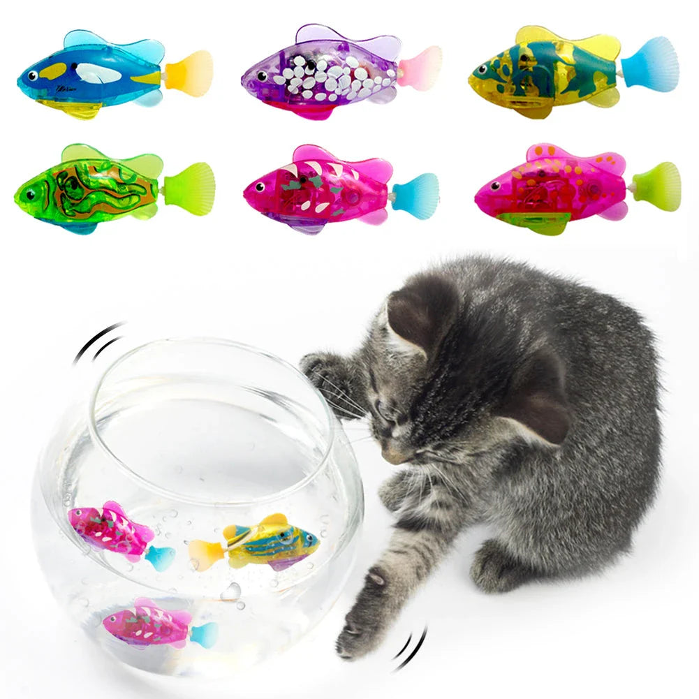 Swimming Robot Fish Toy for Cats