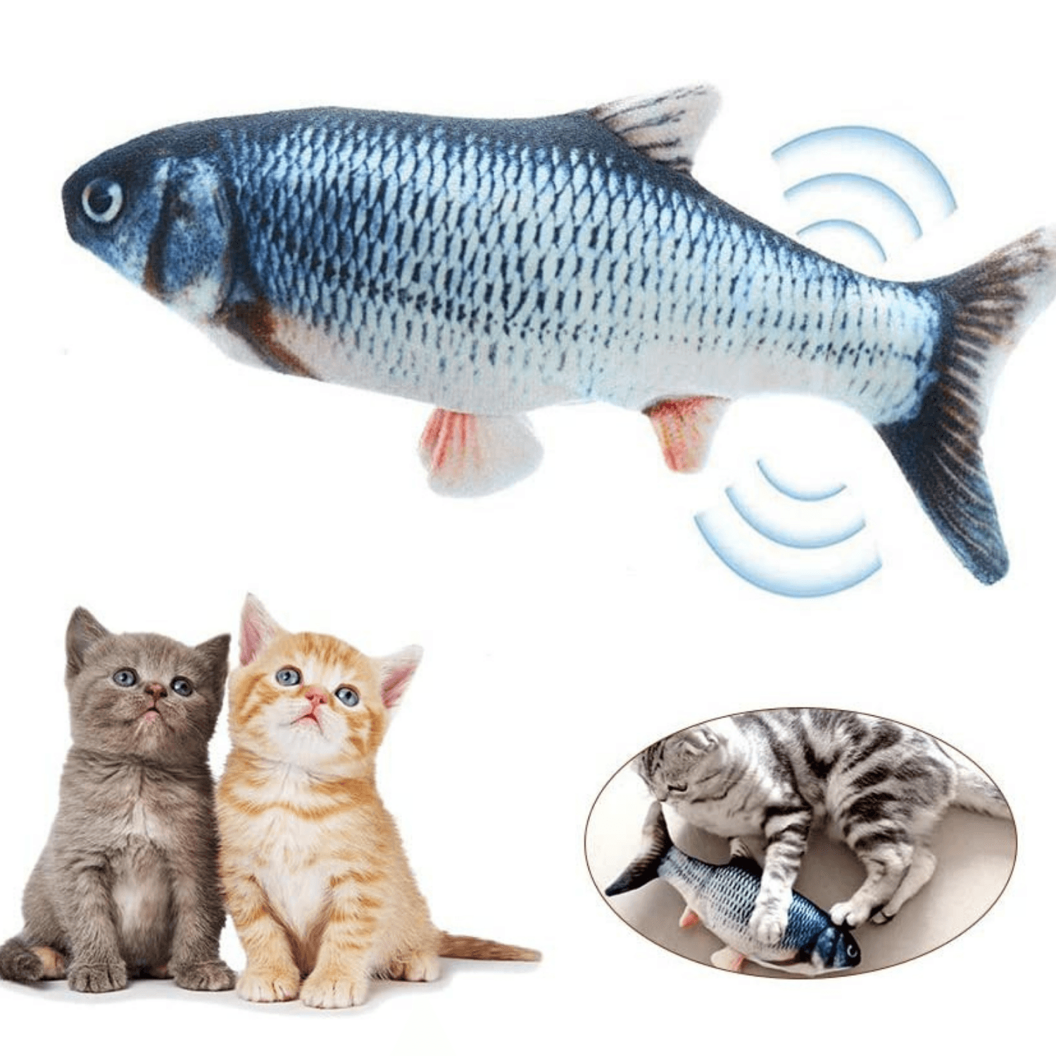 Rechargeable Electric Fish Toy for Cats