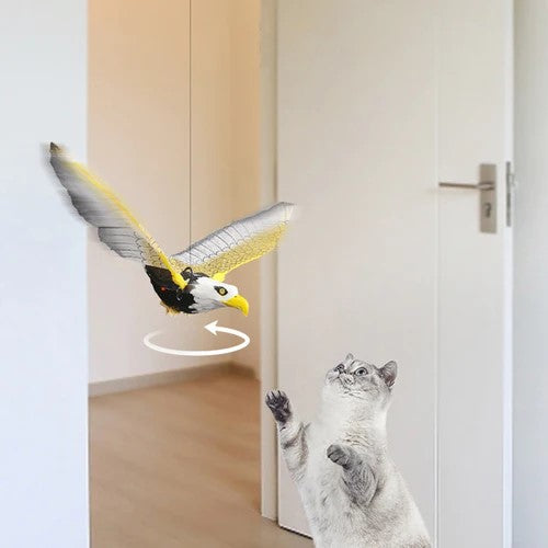 Interactive Ceiling Electric Bird Toy for Cats