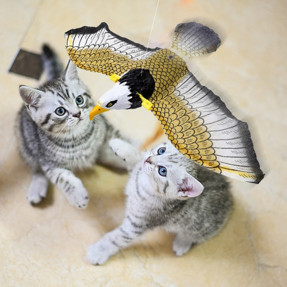 Interactive Ceiling Electric Bird Toy for Cats