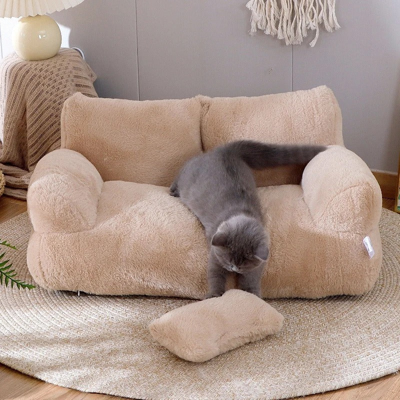 Plush Luxury Pet Sofa