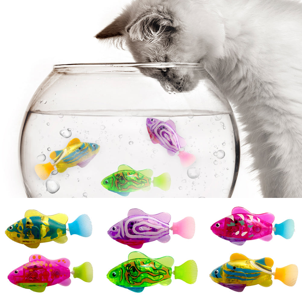 Swimming Robot Fish Toy for Cats