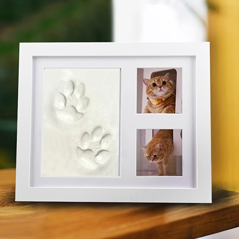 MemoryPrint™ – Personalized Paw or Baby Print Frame with Photo Display