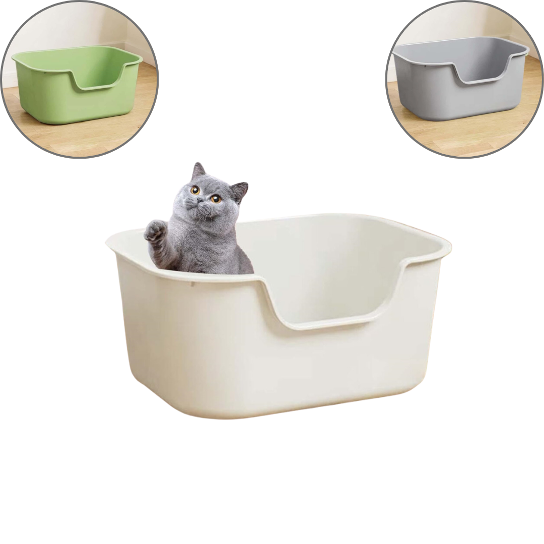 Premium Raised Litter Box for Cats