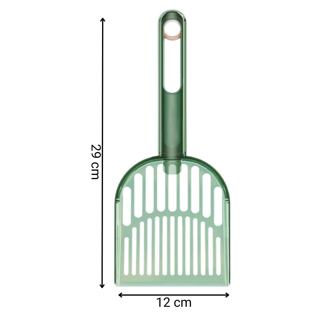 Shovel with Retractable Handle for Cat Litter