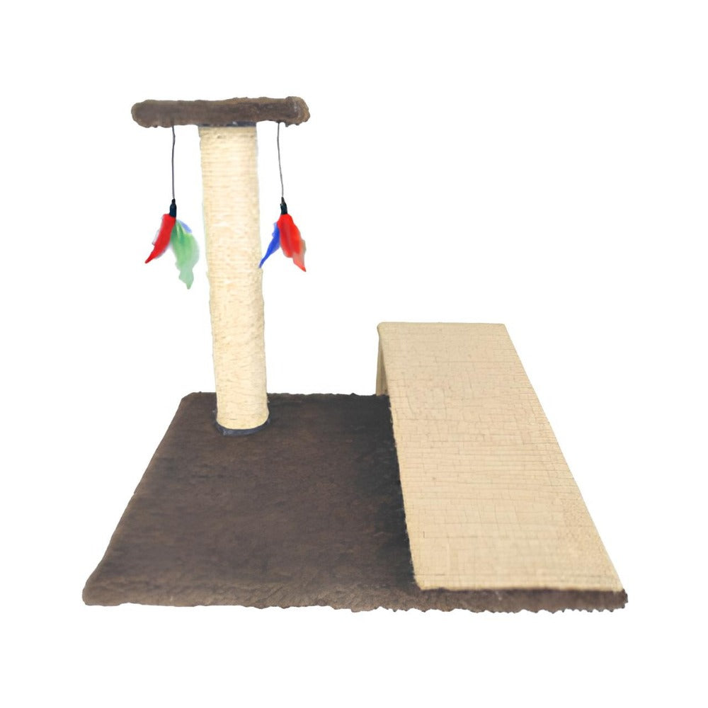 Scraper Post with Ramp for Cats