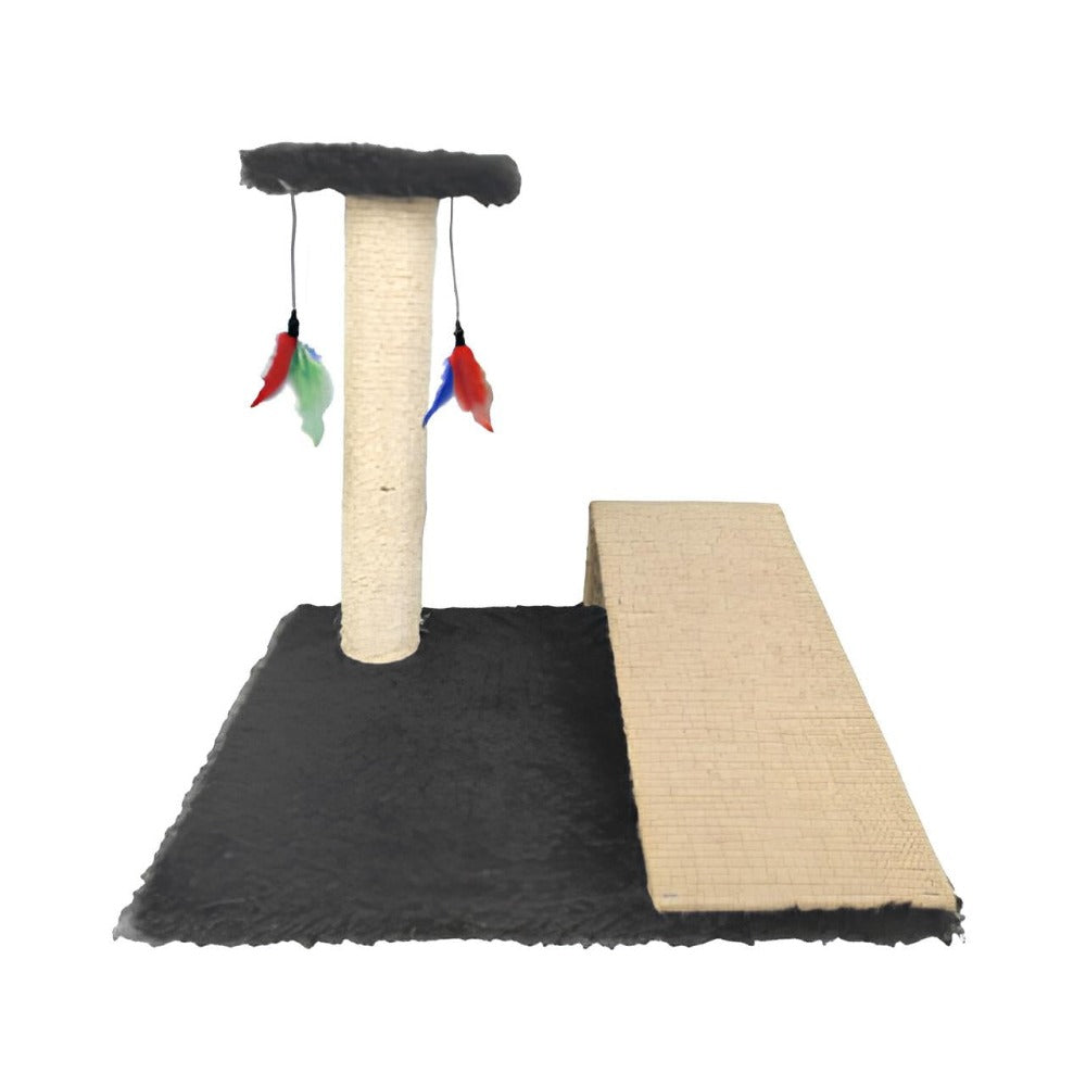 Scraper Post with Ramp for Cats