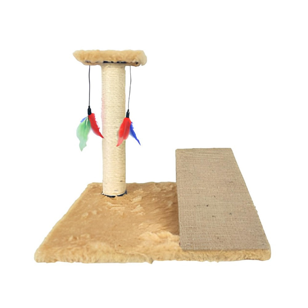 Scraper Post with Ramp for Cats