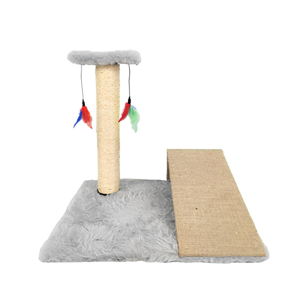 Scraper Post with Ramp for Cats