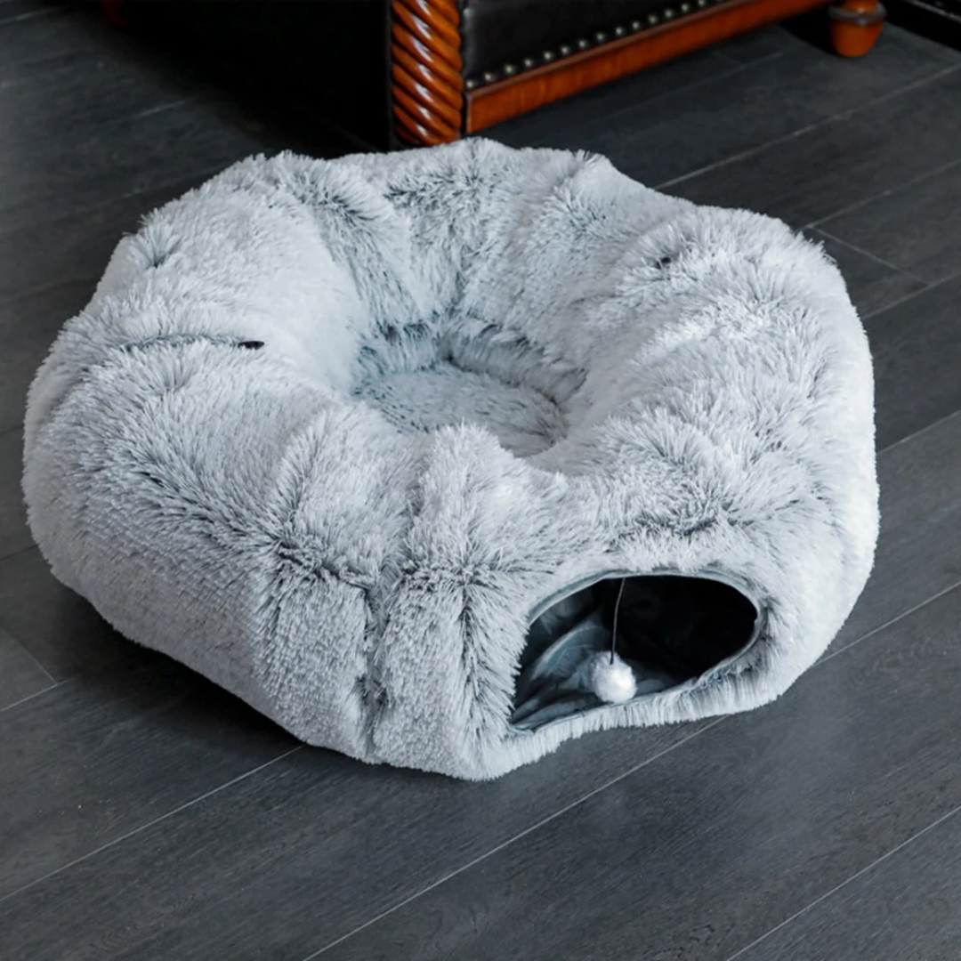 Toquinha Bed with Tunnel for Cats