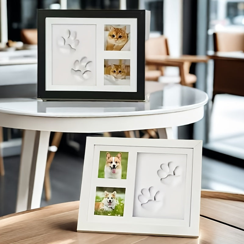MemoryPrint™ – Personalized Paw or Baby Print Frame with Photo Display