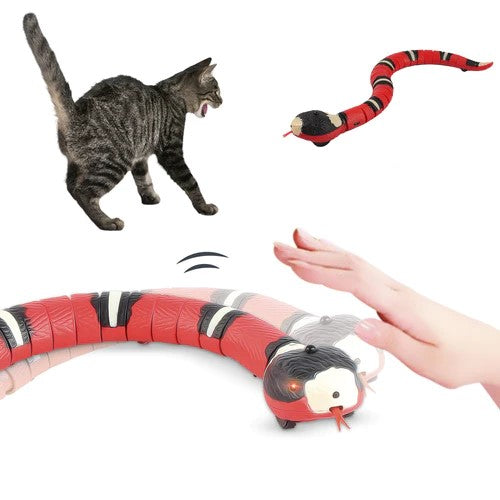 Electric Rechargeable Smart Snake Toy for Cats