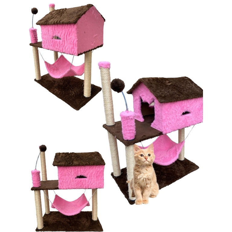 Red House Scraper for Cats