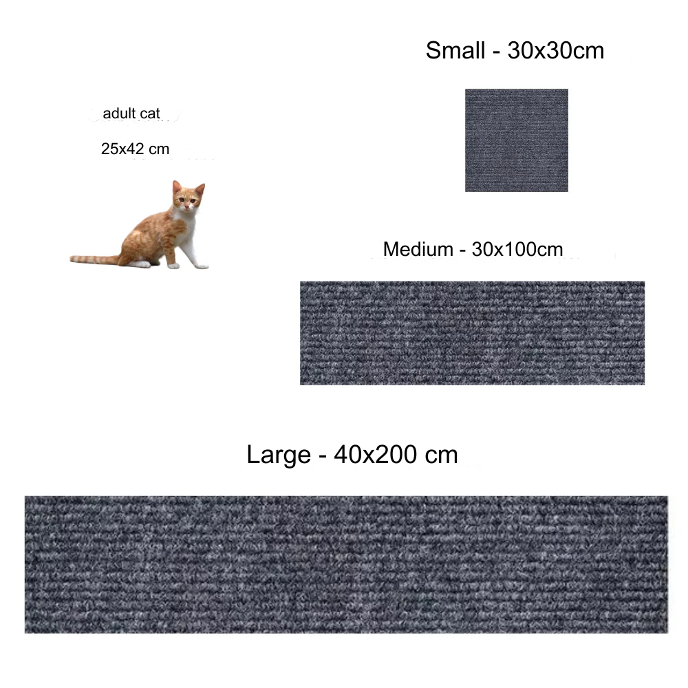 Protective Adhesive Carpet for Cats' Nails